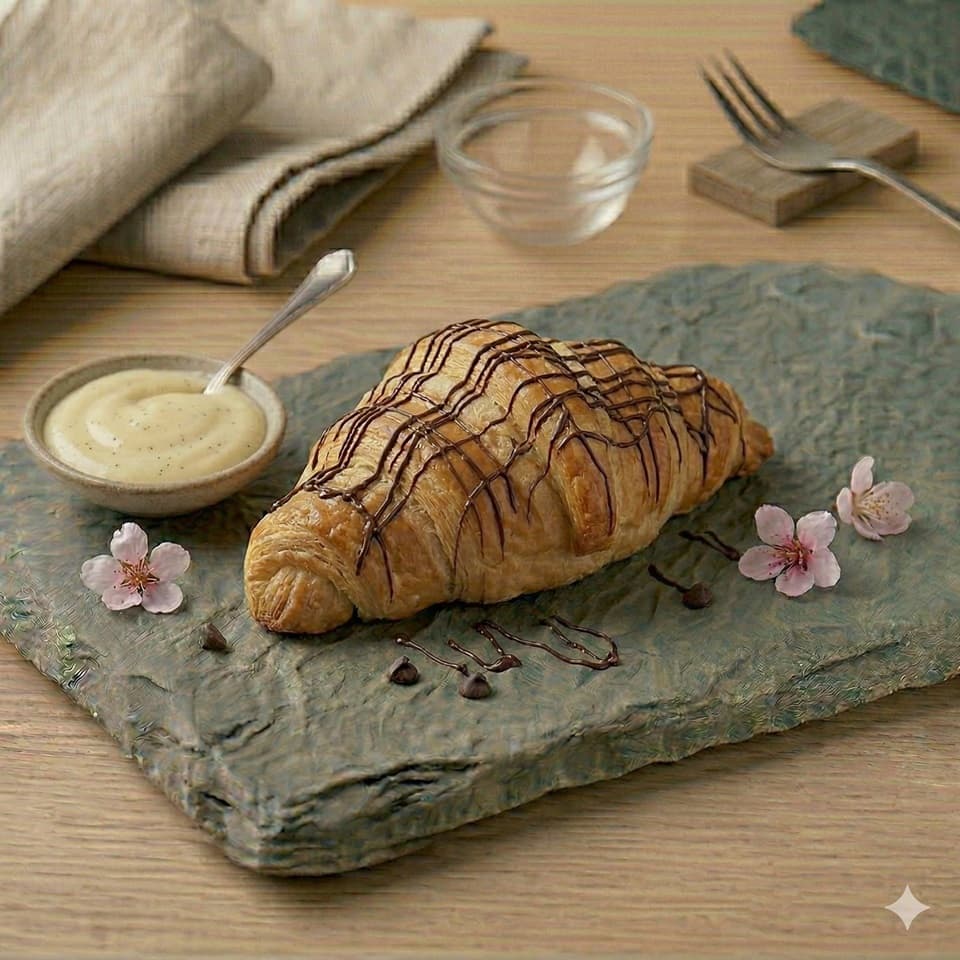 Croissant krém