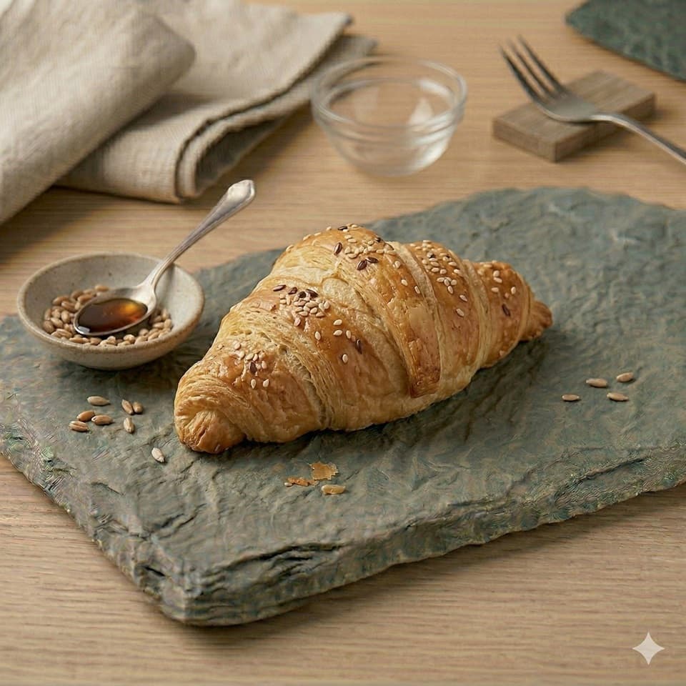 Croissant celozrnný